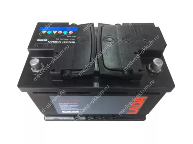 Аком Lada 70 Ач обр. L3