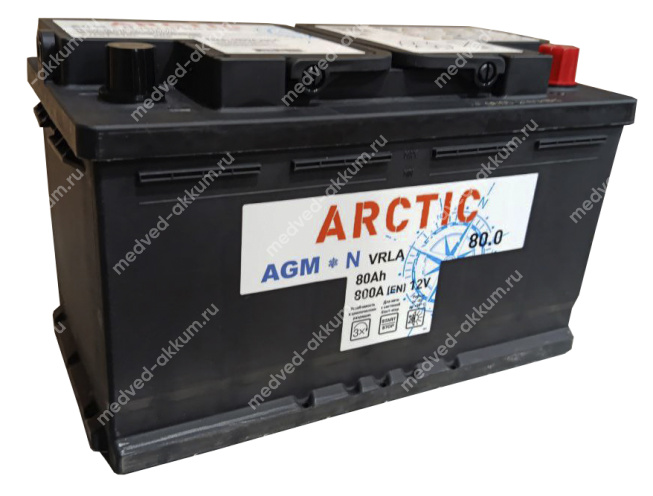 Arctic AGM 80 Ач обр. L4