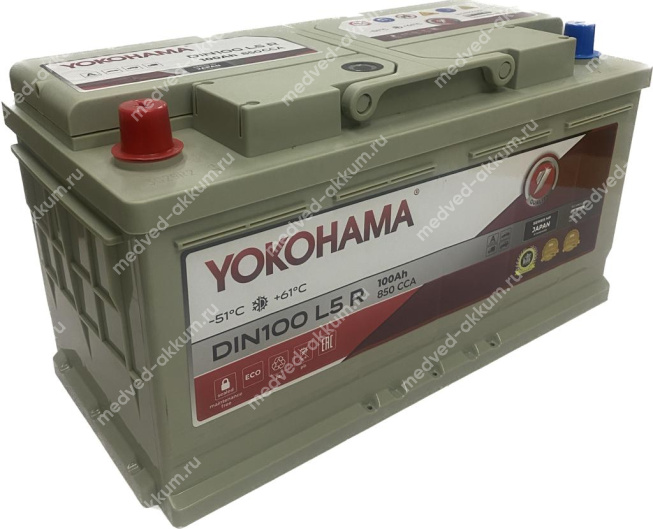 Yokohama 100 Ач пр. L5