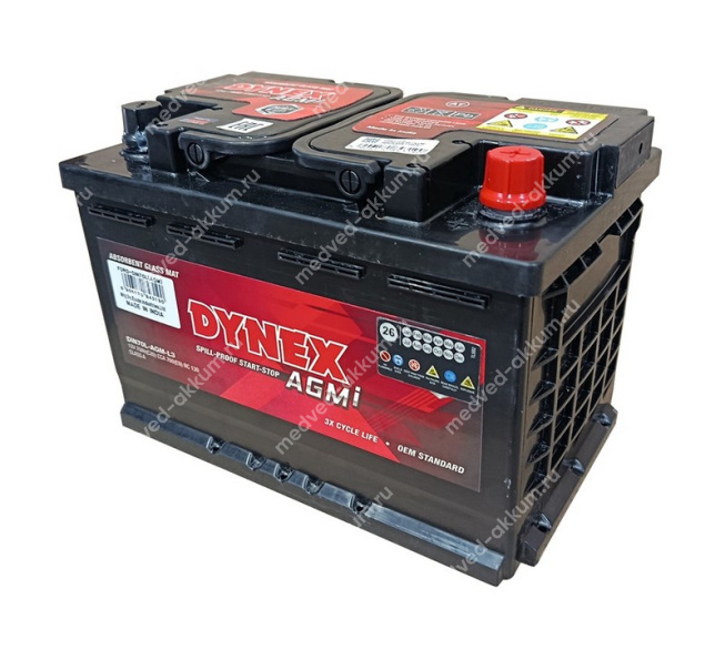 Dynex AGM 70 Ач обр. L3