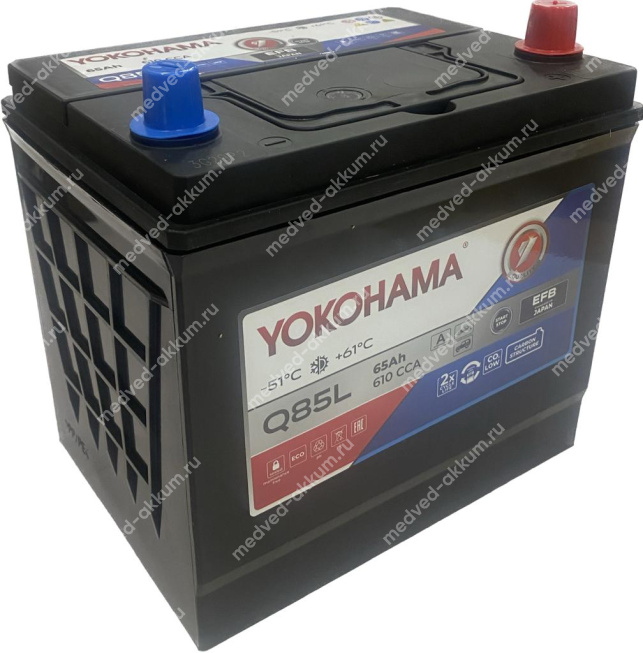 Yokohama EFB 65 Ач обр. D23L (Q85L)