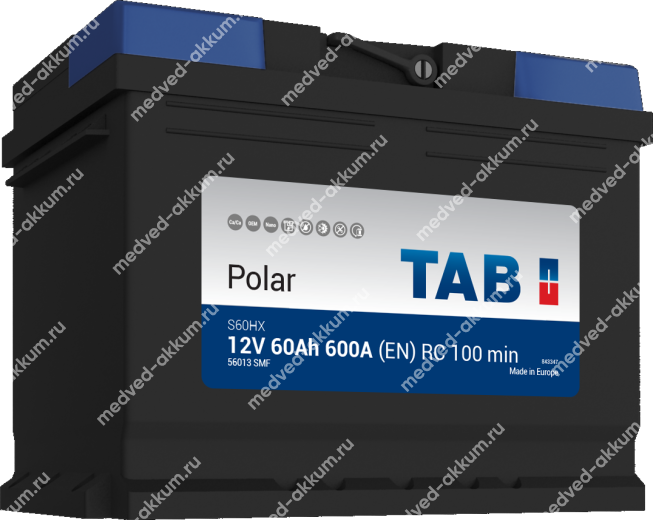 TAB Polar 60 Ач пр. L2 (56013)