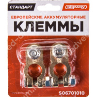 Клеммы медные SKYWAY СТАНДАРТ европейские 010