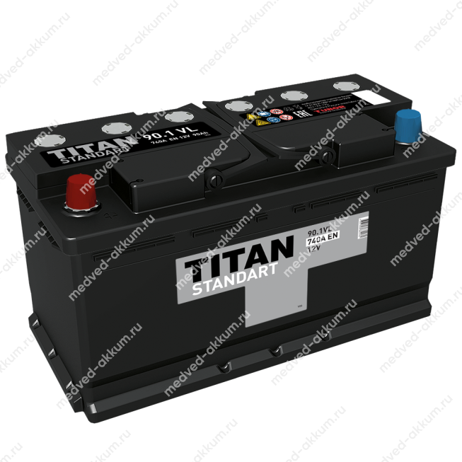 Titan Standart 90 Ач пр. L5
