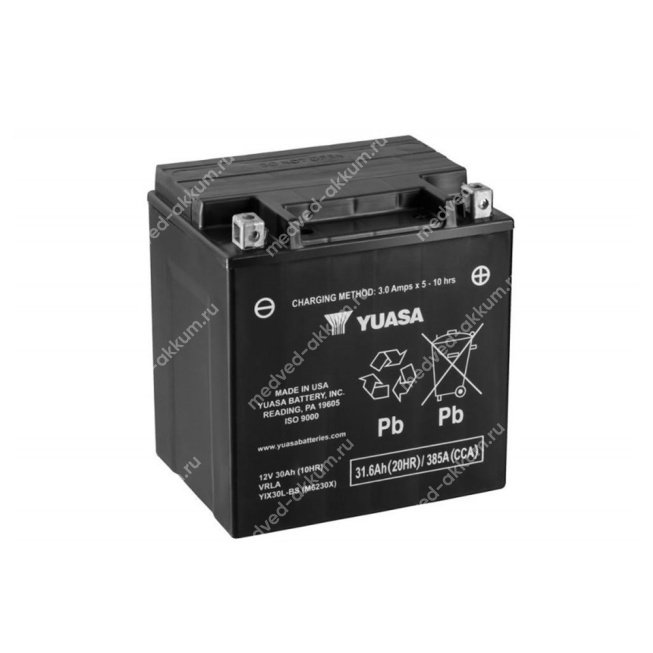 GS Yuasa 30 Ач YIX30L-BS-PW