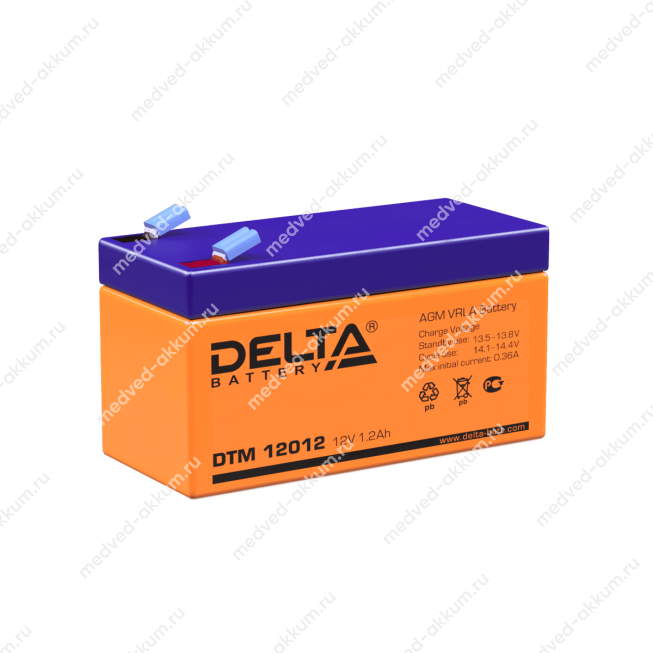 Delta DTM 12012 12V 1,2 Ач