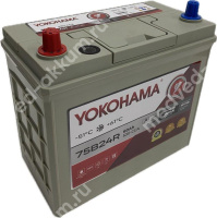 Yokohama 60 Ач пр. тонк.кл. 75B24R