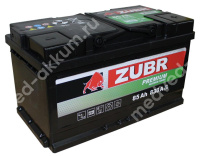 ZUBR Premium 85 Ач обр.низ. LB4