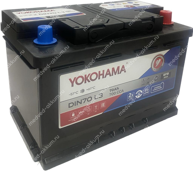 Yokohama EFB 70 Ач обр. L3