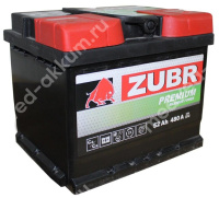ZUBR Premium 52 Ач обр.низ. LB1