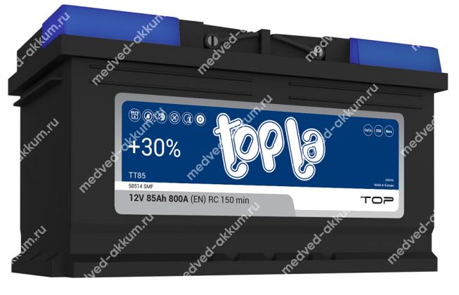 TOPLA Top 85 Ач обр. низ. LB4