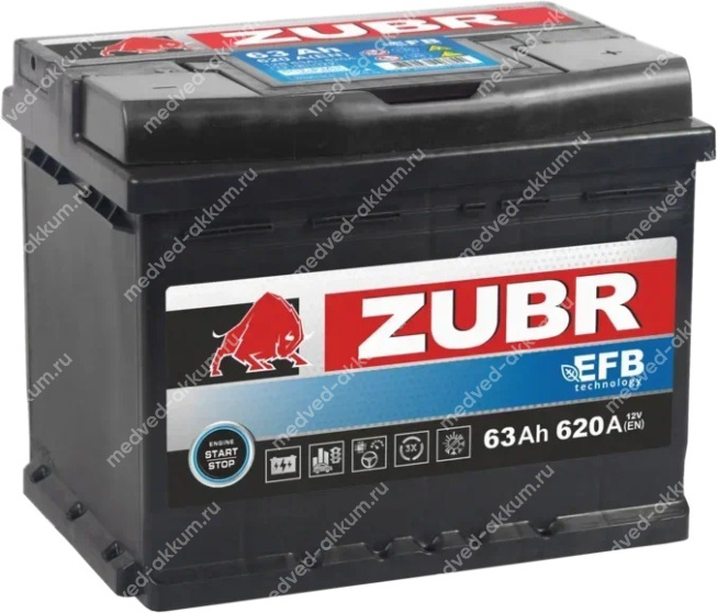 ZUBR EFB 63 Ач обр. L2