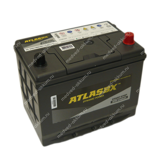 Atlas EFB 68 Ач обр. SE S95 100D26L