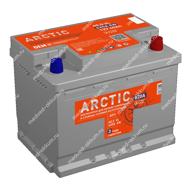 Titan Arctic EFB 60 Ач обр. L2