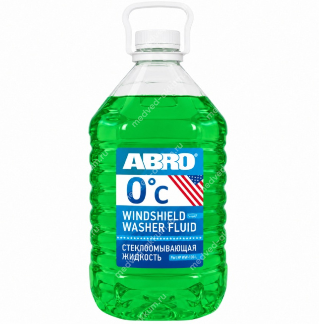 Стеклоомывающая жидкость летняя ABRO 4л.